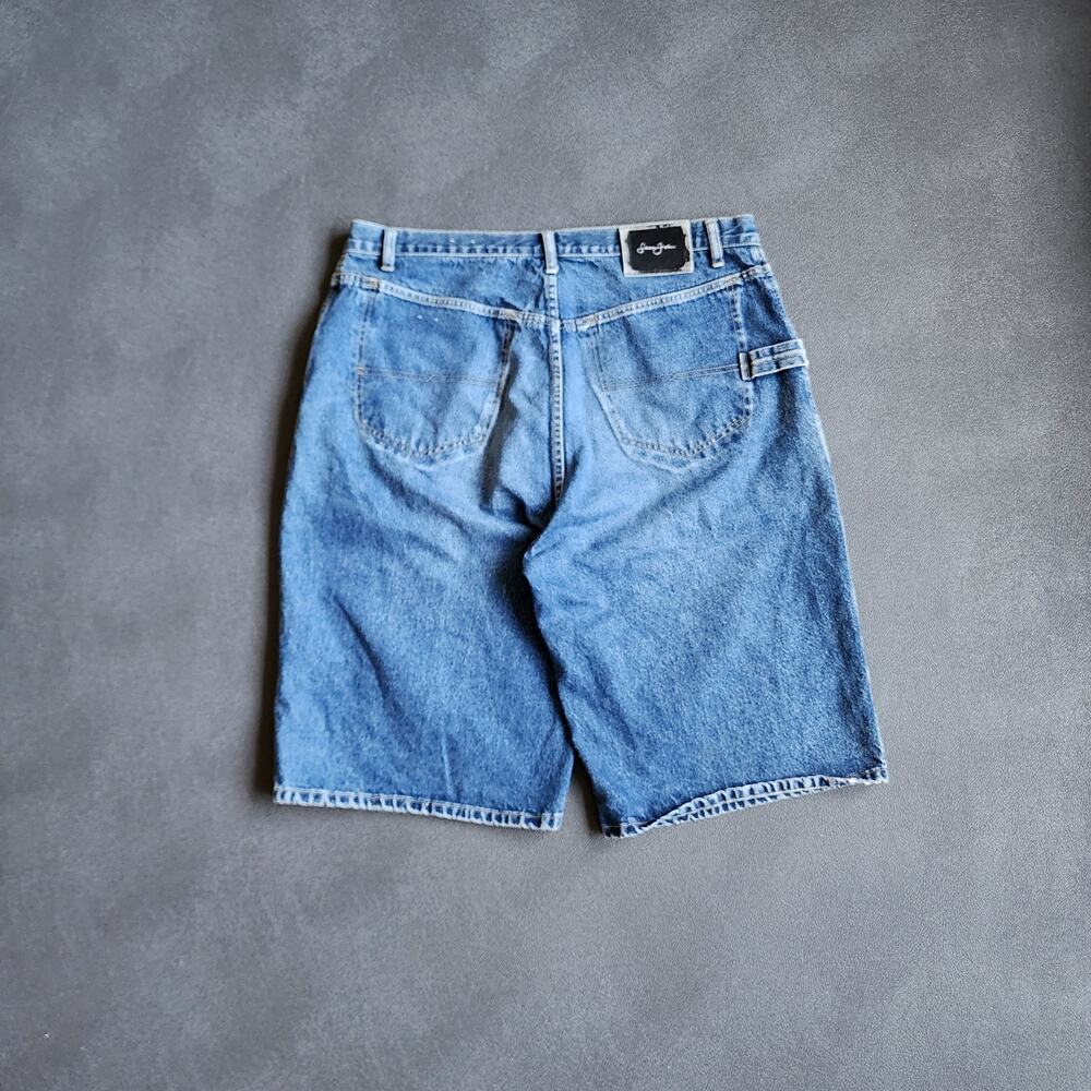 Vintage Baggy Sean John Blue Denim Jean Shorts 36